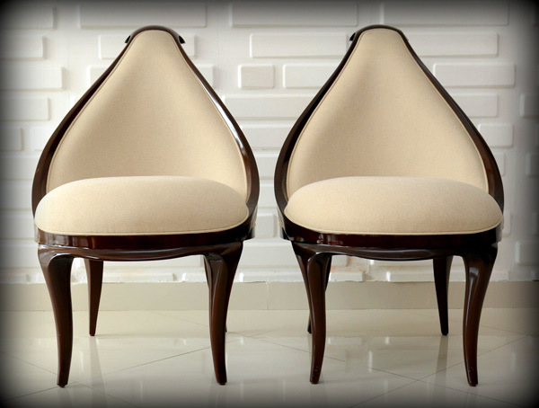 Twin-Fabric-Upholstered-Mahogany-Dining-Chair-Back-view